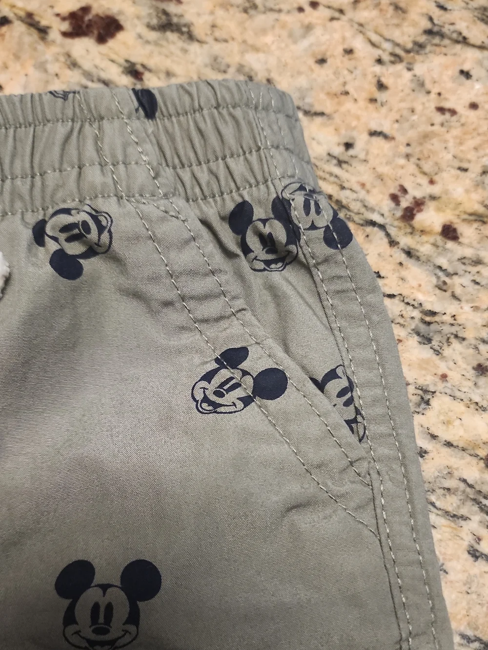 BabyGap Baby Boy Mickey Shorts, Size 12-18 , Pre-owned But VGUC